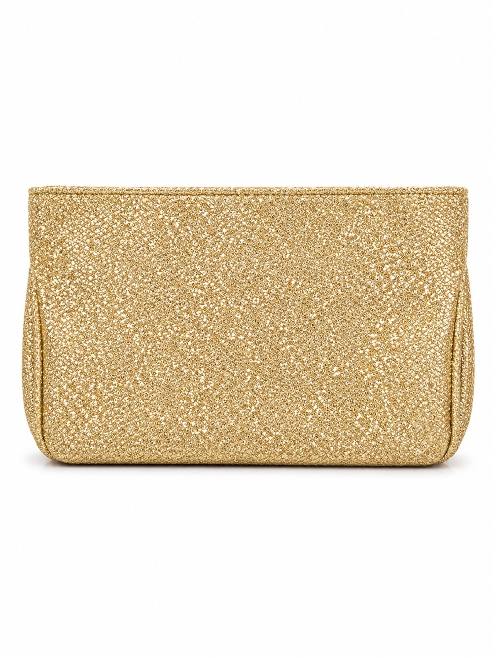 Metallic Gold Cosmetic Pouch